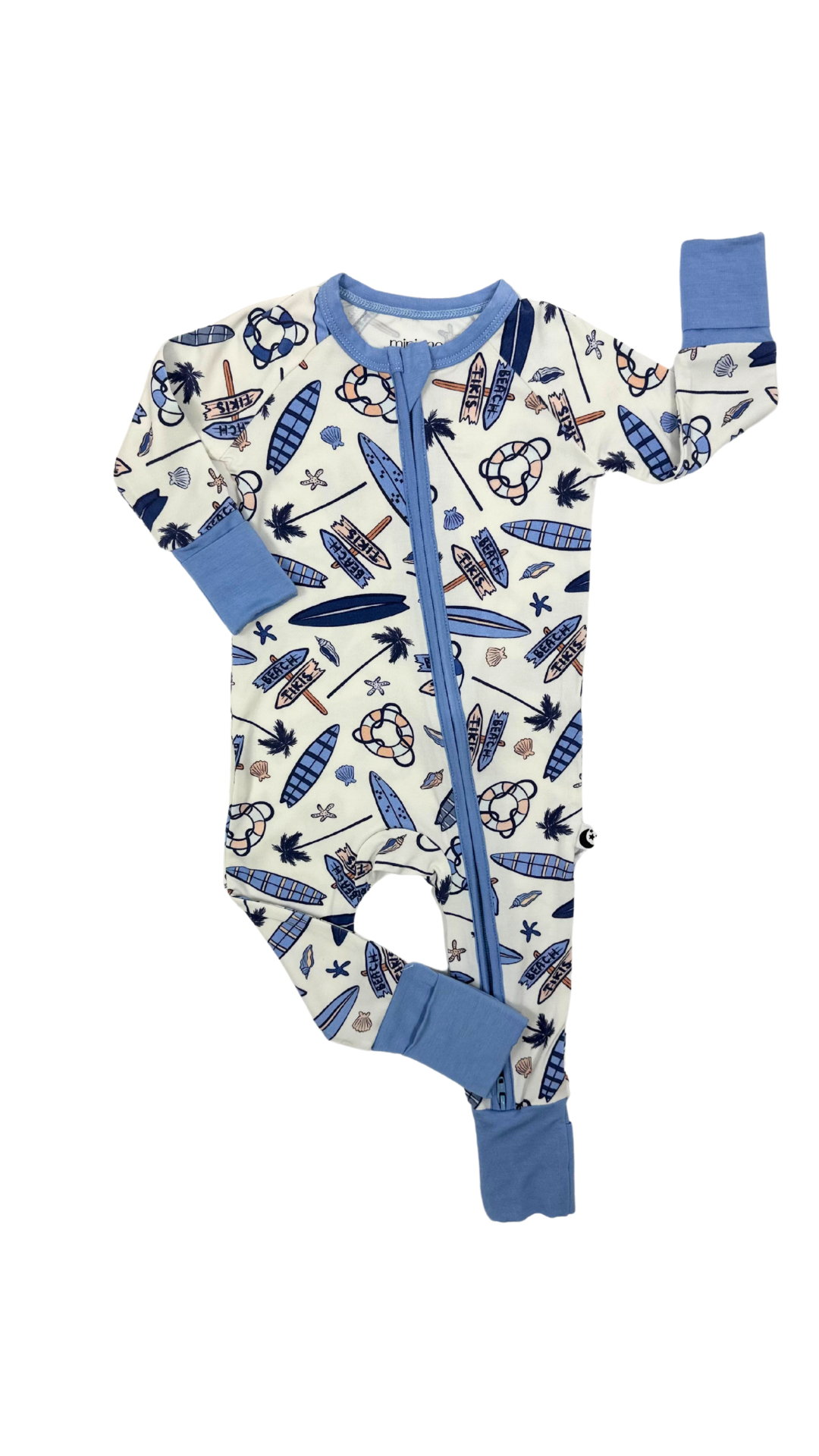 Coastal Cruiser - Zipper Footie Pajamas