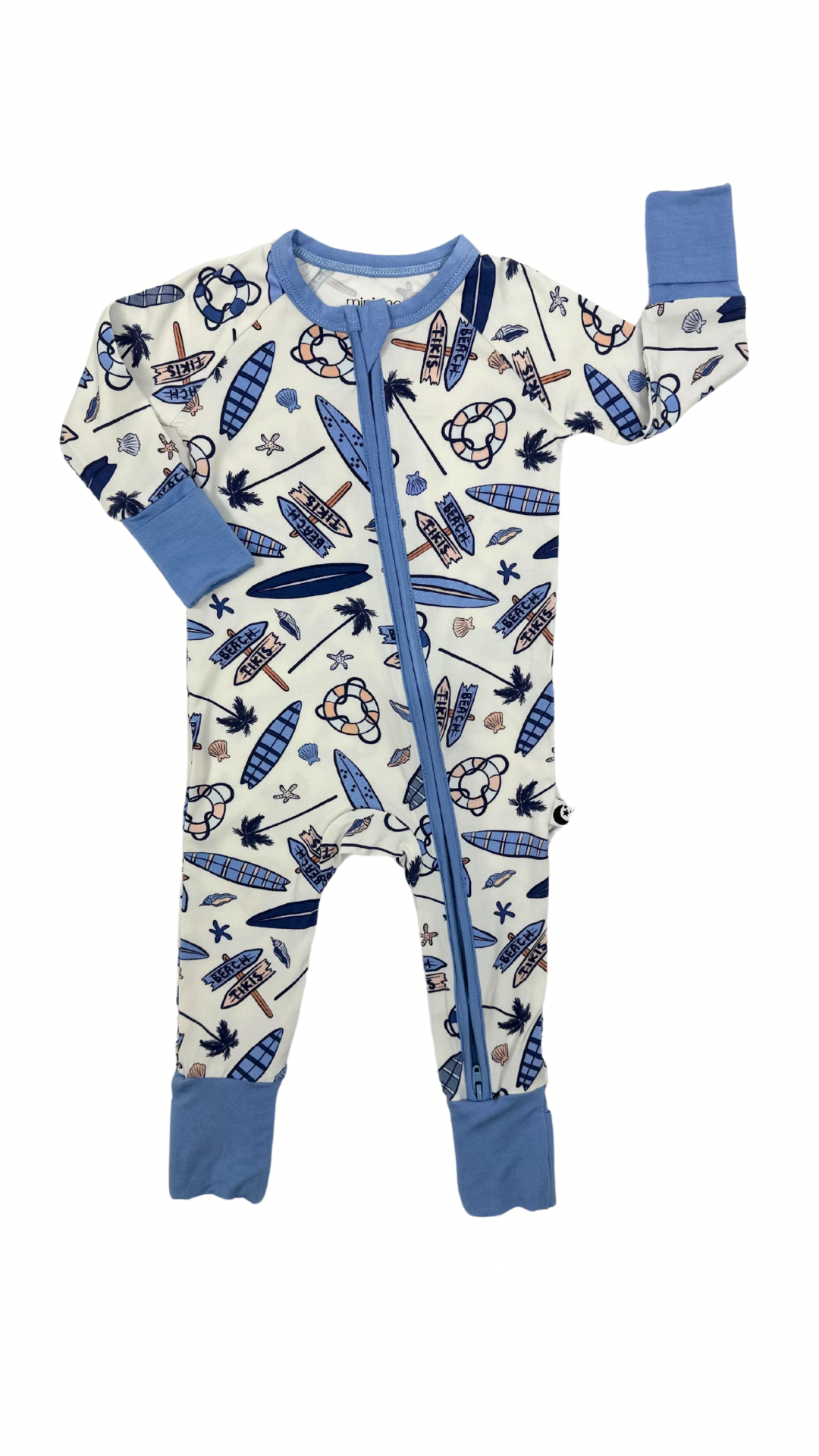 Coastal Cruiser - Zipper Footie Pajamas