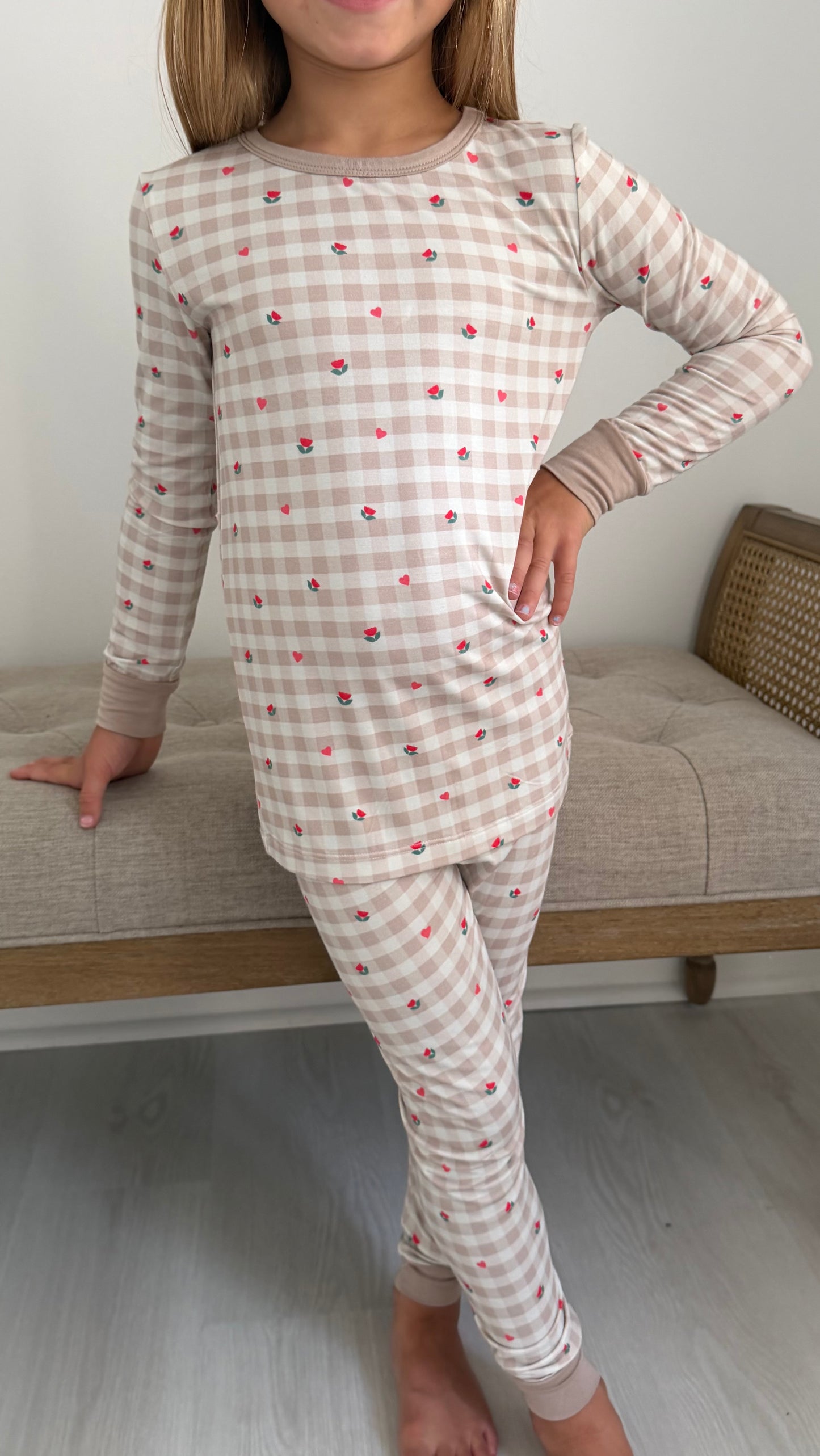 Petal & Plaid - Two-Piece Set